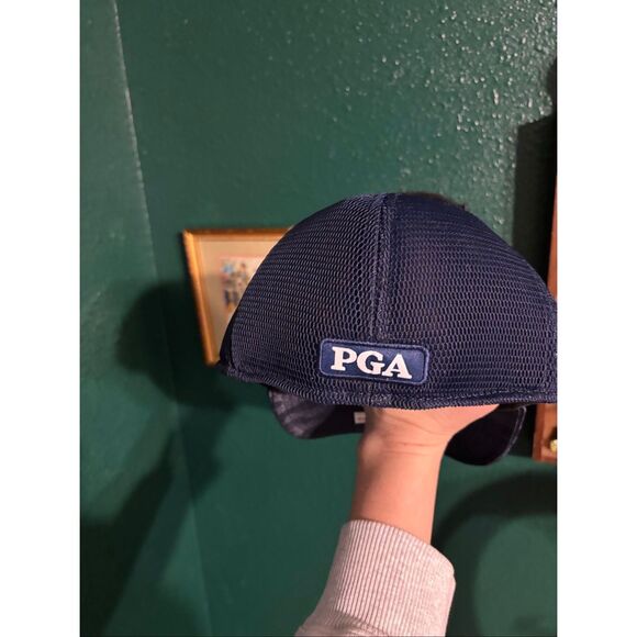 PGA Southern Hills New Era Blue Camo Stretch Fit Hat NWT Sz XS/S - Picture 2 of 3